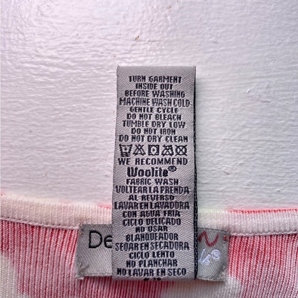 Designers Originals Red & Purple Floral Square Neck Short Sleeve Shirt - Picture 7 of 12